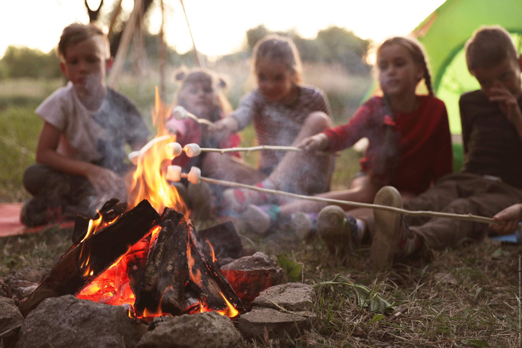Lagerfeuerstimmung - Eurohof Dreiländereck in Hainewalde